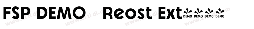 FSP DEMO   Reost Ext字体转换